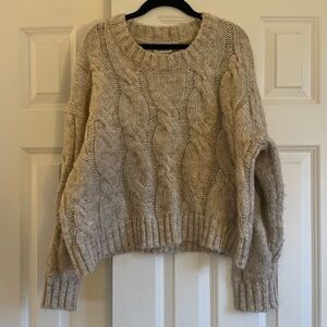 Heartloom Cable Knit Sweater - Tan